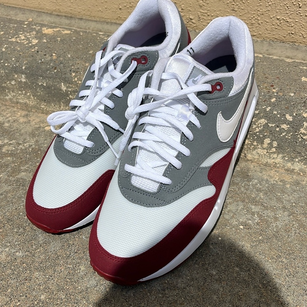 Nike air max 1 ‘&6 golf dv1403-600 maroon gray